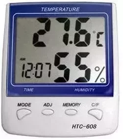 HTC-608 room thermo and humidity meter