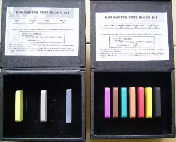 SHORE hardness test blocks